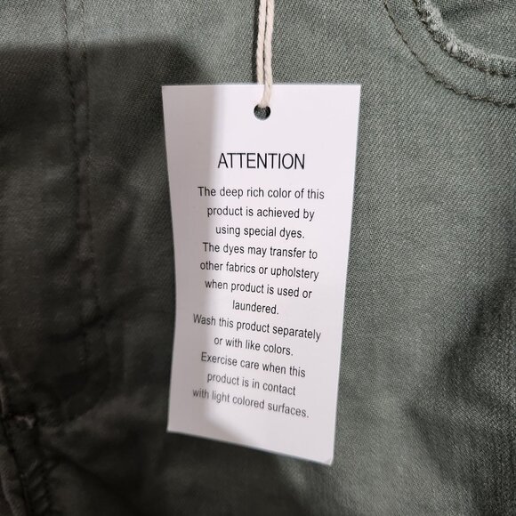 So Womens Olive Green Midi Low Rise Stretch Shorts Size 17 - Picture 7 of 16